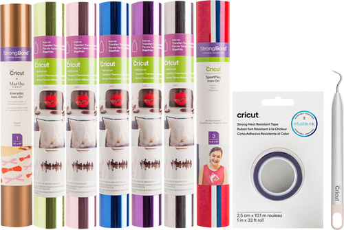 Cricut Mixed Iron-On Materials Bundle, Multi - ONLINE ONLY