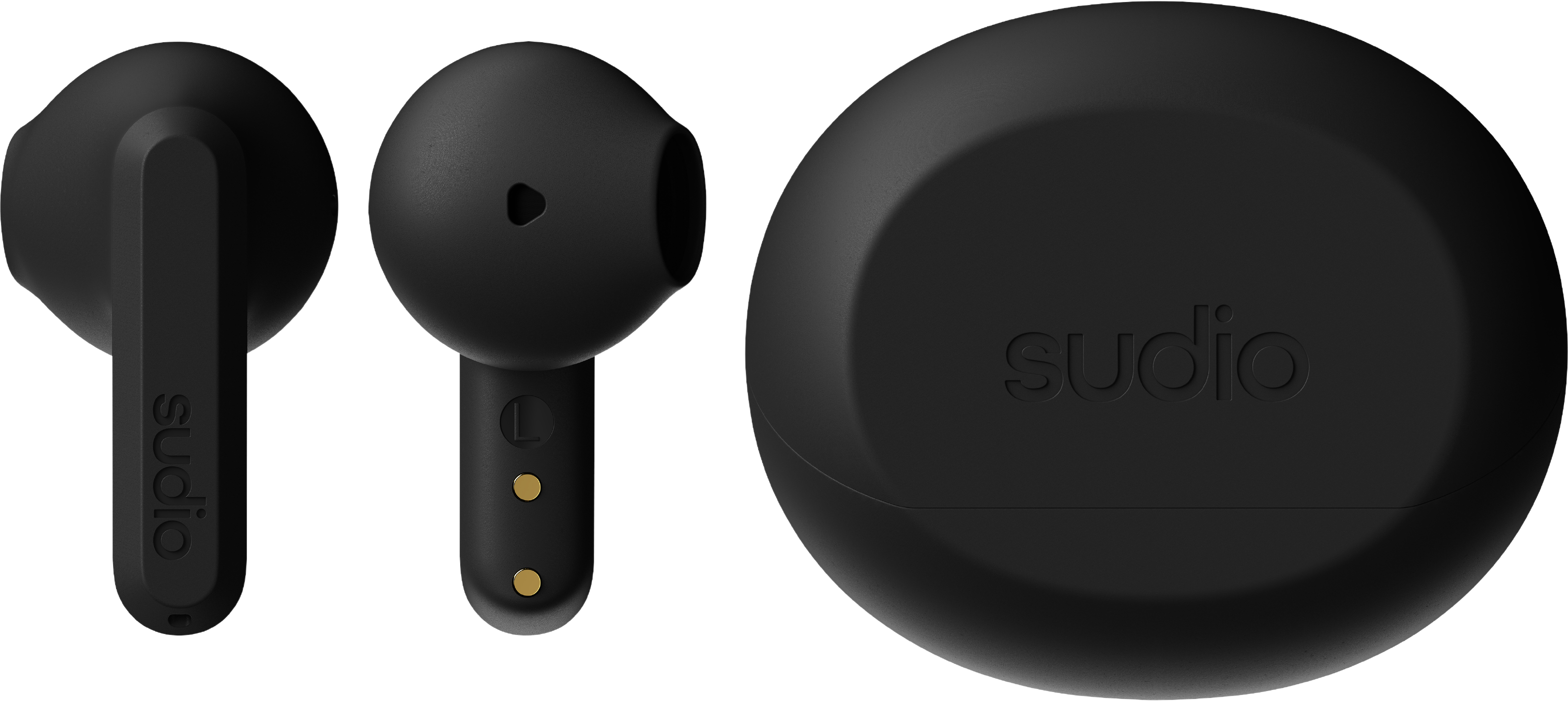 Sudio A3 True Wireless Earbuds, Black - ONLINE ONLY
