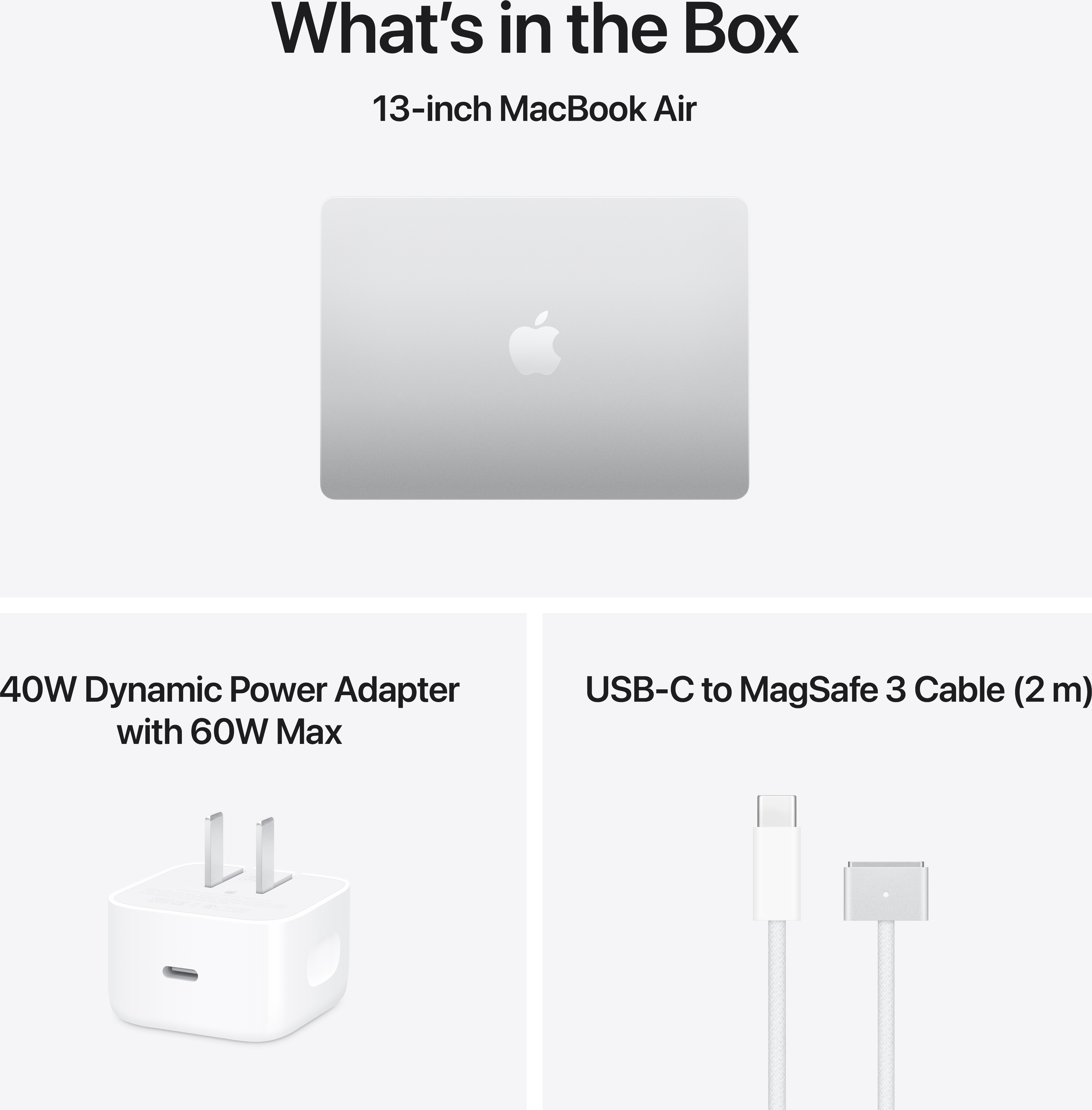 Apple 13-inch MacBook Air: Apple M5 chip with 10‑core CPU and 10‑core GPU, 16GB, 1TB SSD - Silver