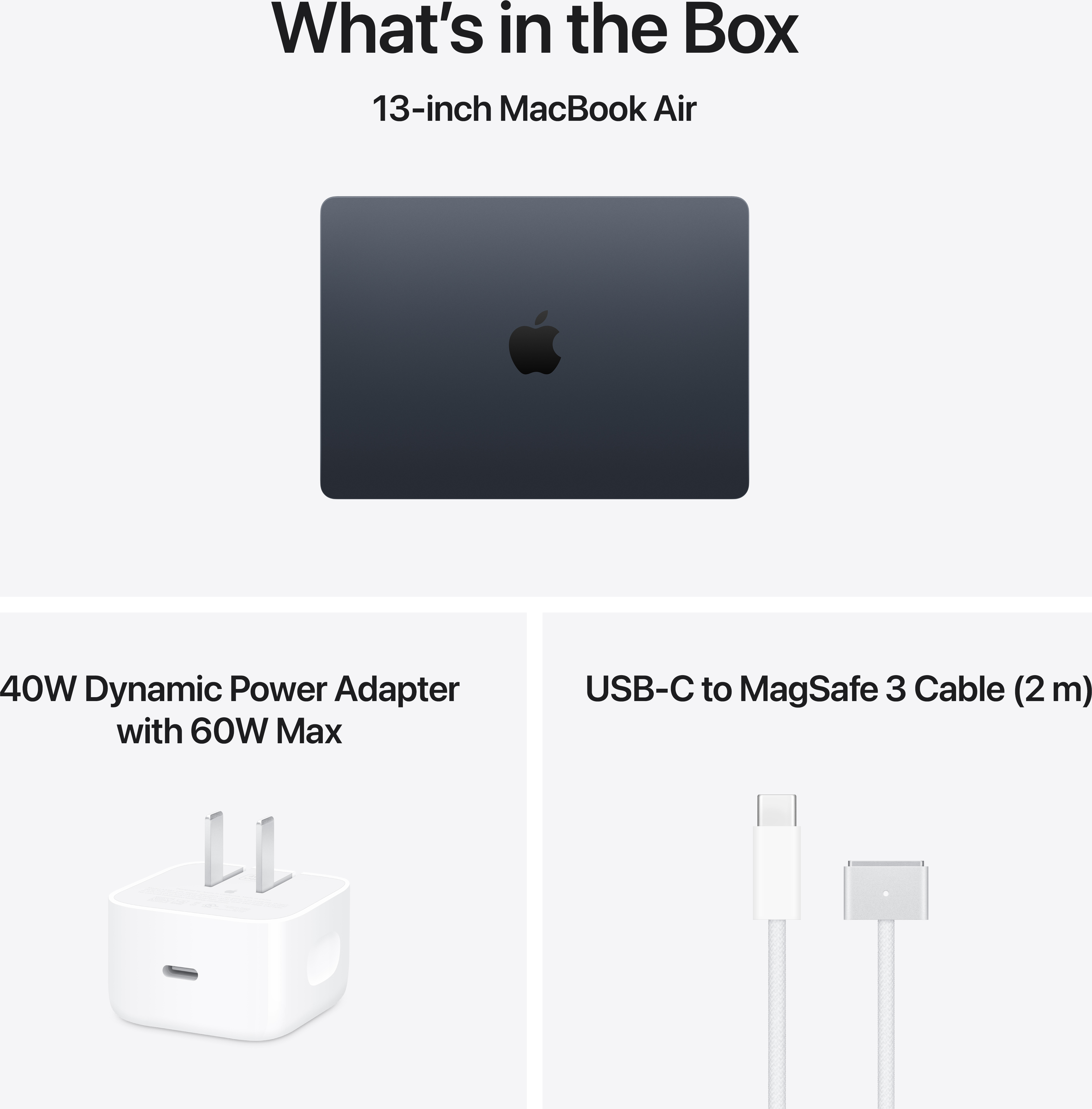 Apple 13-inch MacBook Air: Apple M5 chip with 10‑core CPU and 10‑core GPU, 24GB, 1TB SSD - Midnight