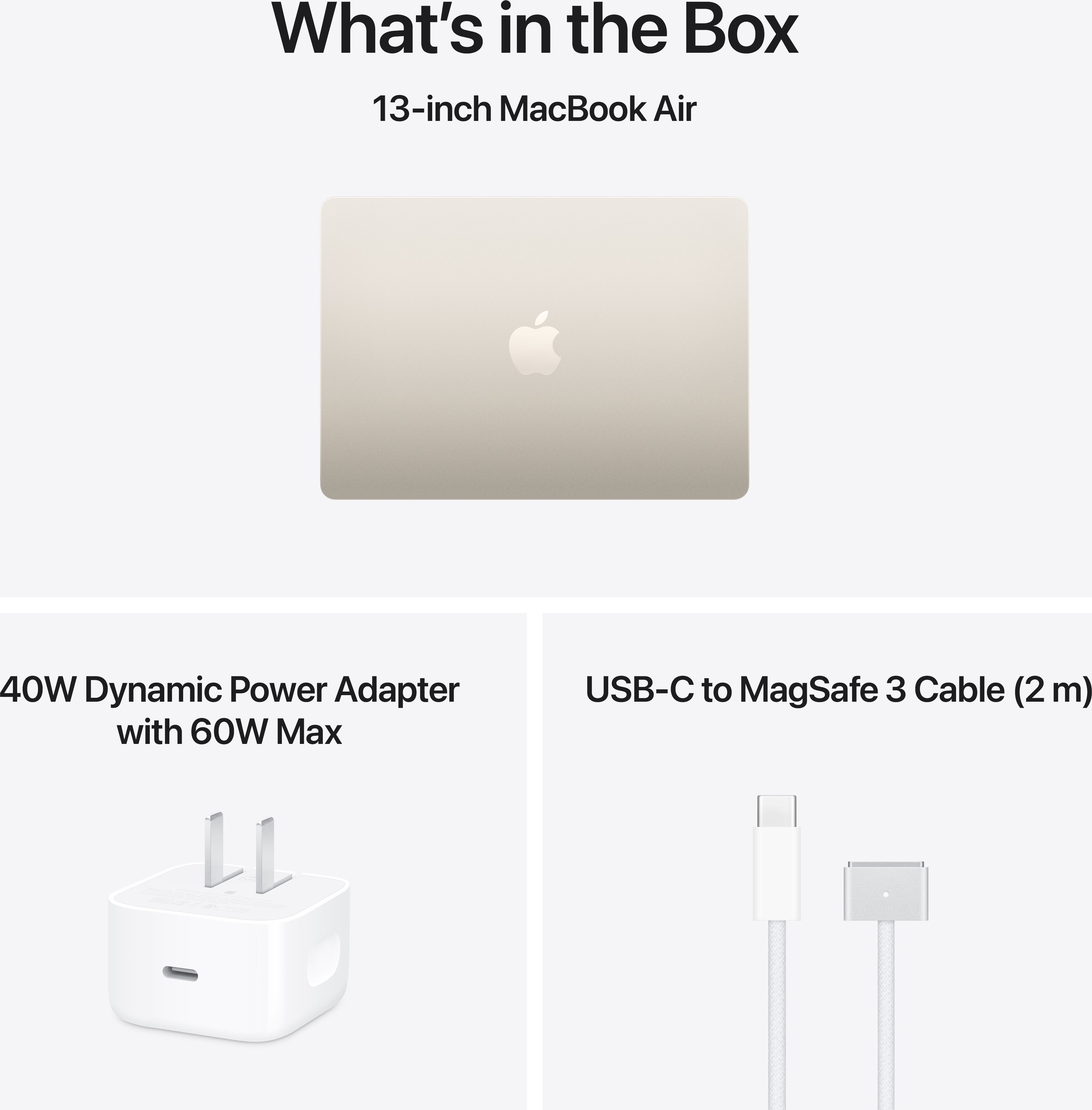 Apple 15-inch MacBook Air: Apple M5 chip with 10‑core CPU and 10‑core GPU, 16GB, 512GB SSD - Starlight