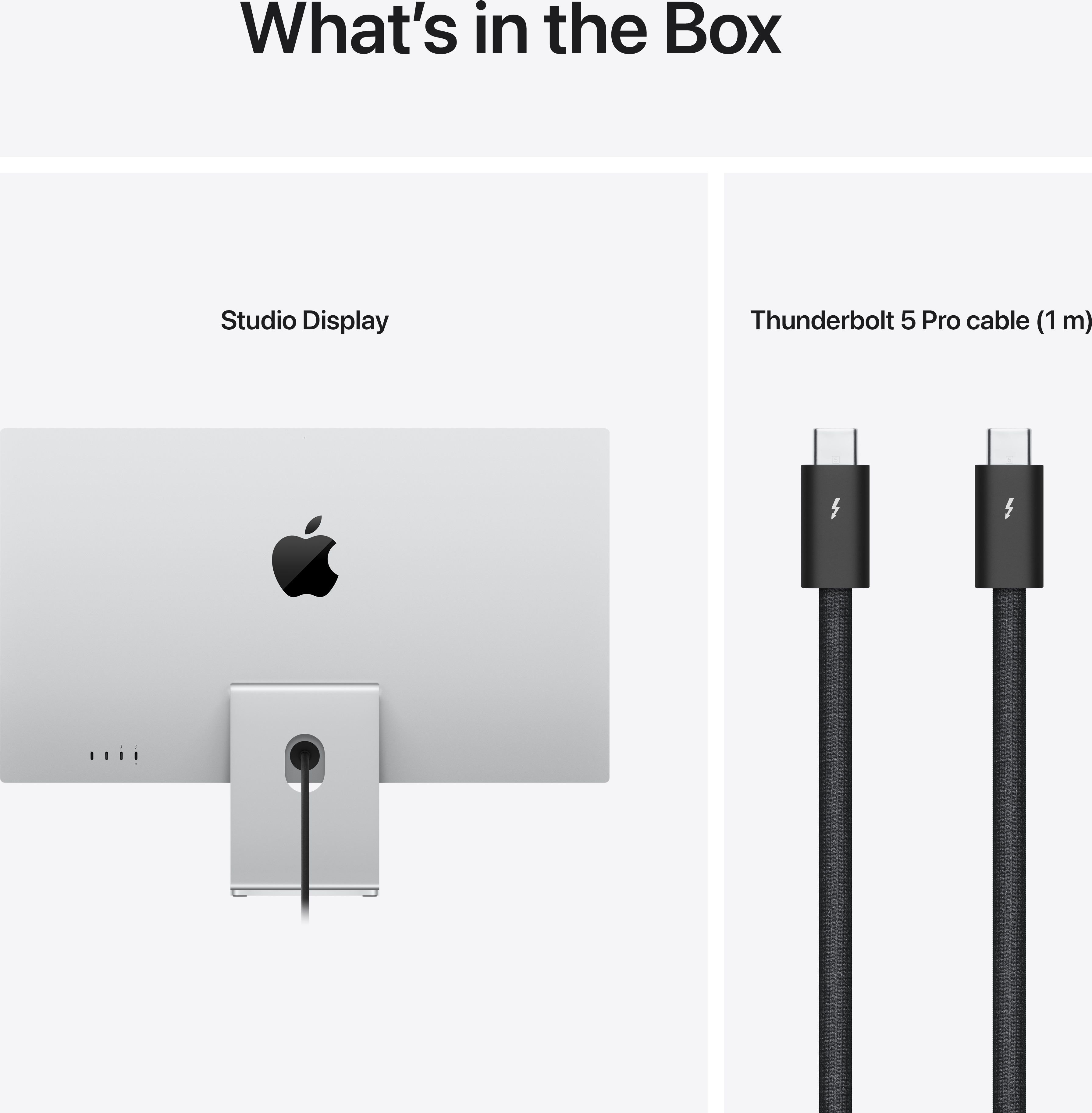 Apple Studio Display - Nano-texture glass - VESA mount adapter (Stand not included)